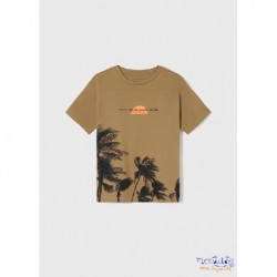 Camiseta m/c print palmeras